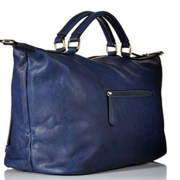 mg collection Handbags - MG collection Bowler Tote Bag, Navy one size